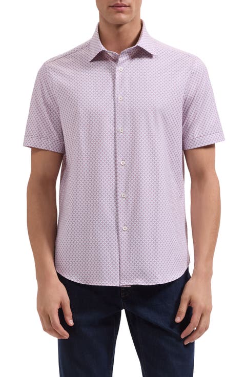 Miles OoohCotton® Floral Short Sleeve Button-Up Shirt