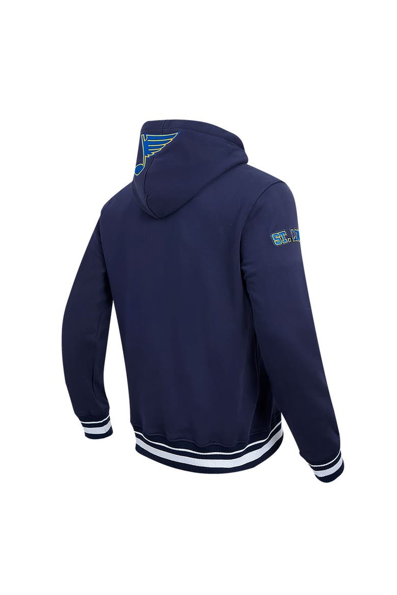 Men's Pro Standard Navy St. Louis Blues Retro Classic Fleece Pullover Hoodie, Alternate, color, Navy