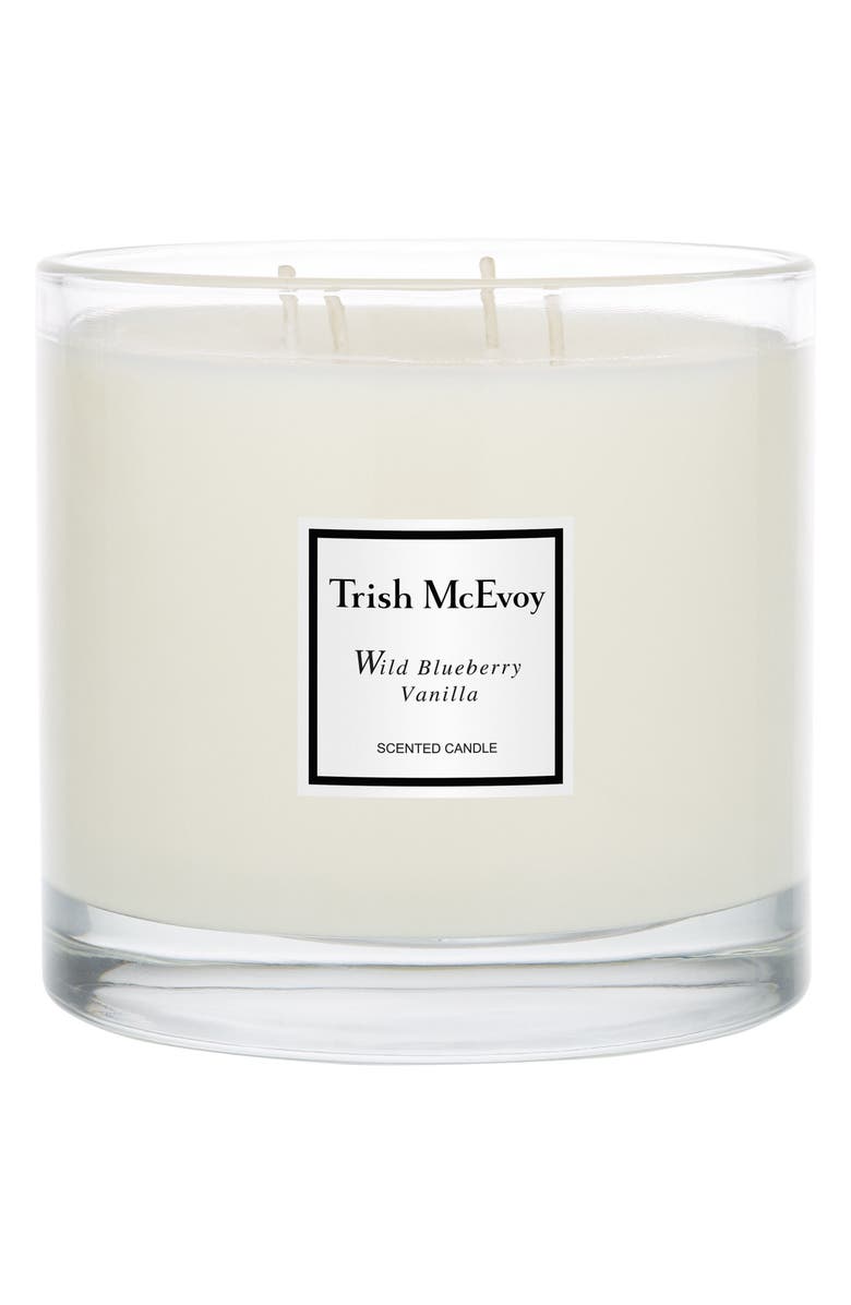 Trish McEvoy 'Wild Blueberry Vanilla' Scented Candle, Main, color,