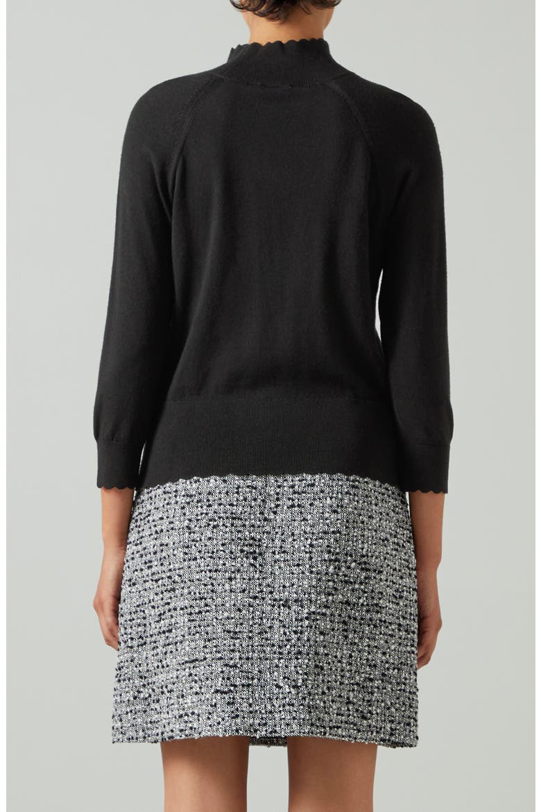 Betty Merino Wool Sweater, Alternate, color, BLACK