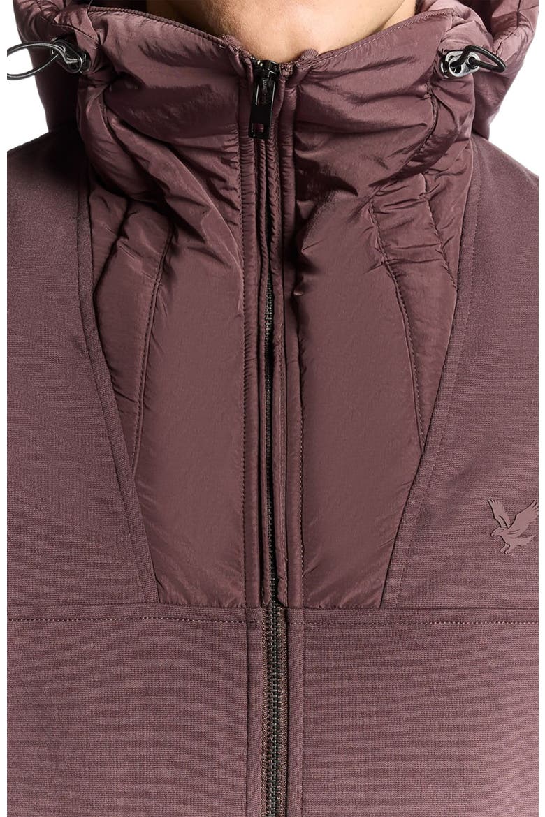 Panelled Hybrid Jacket, Alternate, color, Espresso