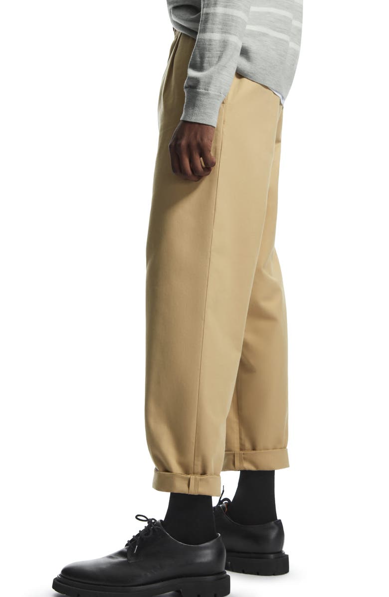 COS Pleated Tapered Leg Chinos, Alternate, color,