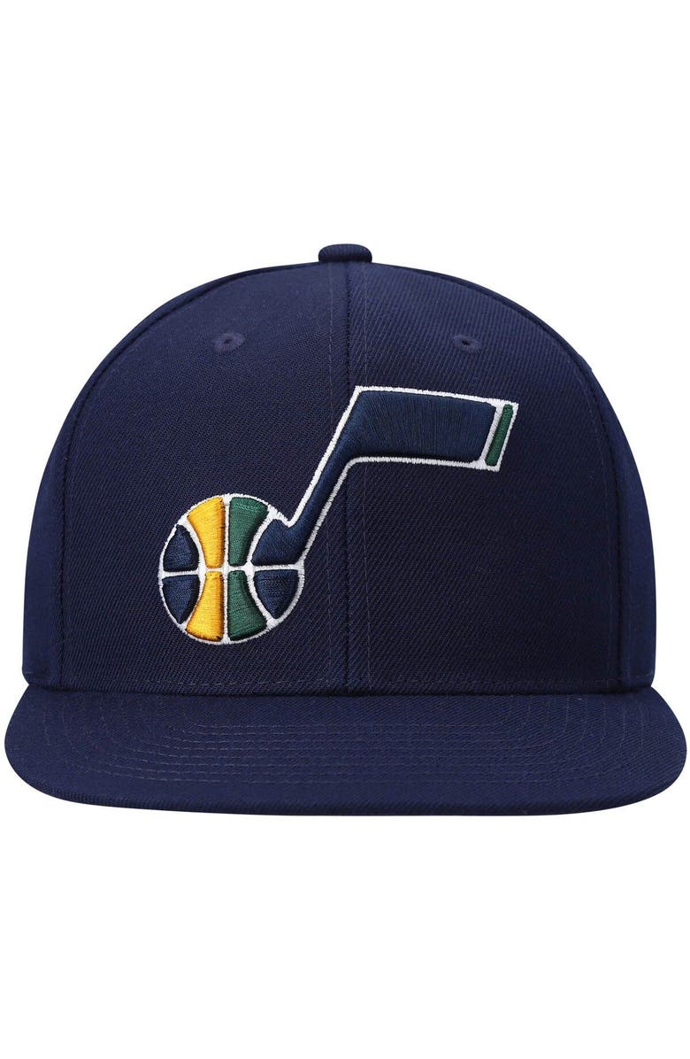 Mitchell & Ness Men's Mitchell & Ness Navy Utah Jazz Ground 2.0 Snapback Hat, Alternate, color, Navy
