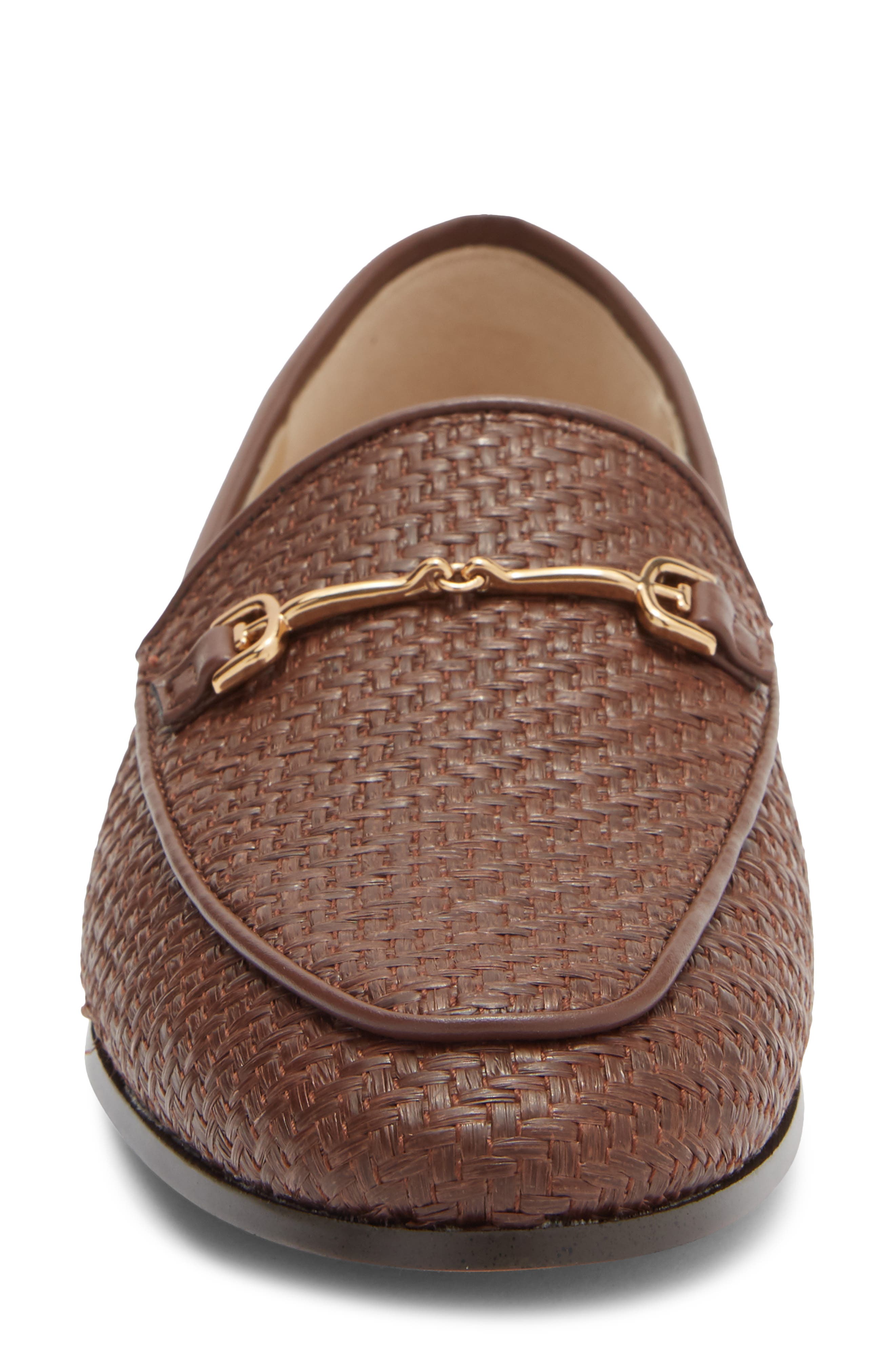 Loraine Bit Loafer, Alternate, color, BOURBON