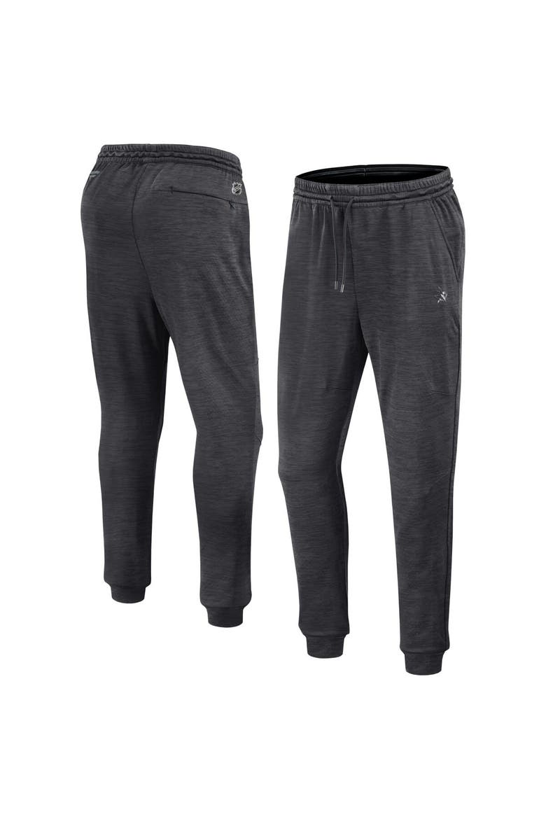 Men's Fanatics Branded  Heather Charcoal San Jose Sharks Authentic Pro Fleece Sweatpants, Main, color, Heather Charcoal