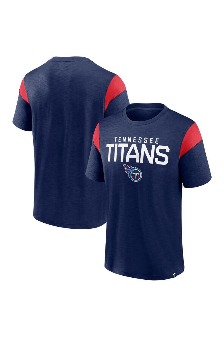 Men's Fanatics Branded Navy Tennessee Titans Home Stretch Team T-Shirt, Main, color, Navy