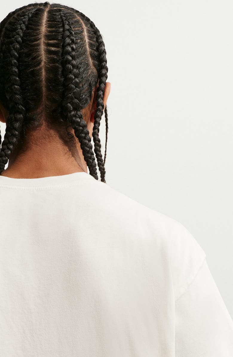 Nike Sportswear Soccer Kick Cotton Graphic T-Shirt, Alternate, color, Sail