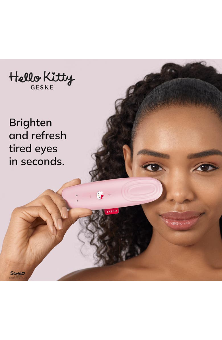 GESKE Hello Kitty SmartAppGuided Warm & Cool Eye Energizer | 6 in 1, Alternate, color, Hello Kitty Pink