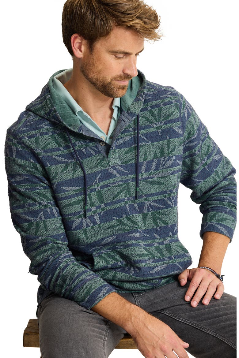 Frondline Baja Cotton Hoodie, Alternate, color, COASTLINE