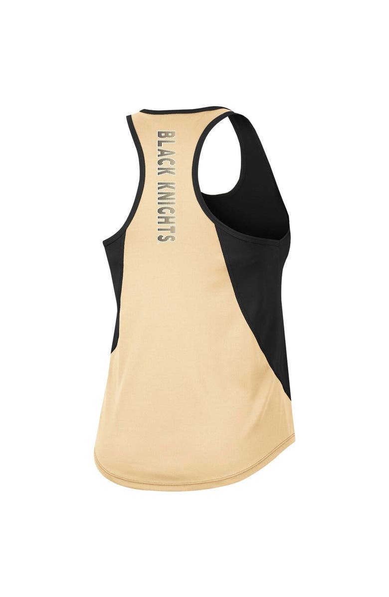 COLOSSEUM Women's Colosseum Black Army Black Knights Sachs 2-Hit Scoop Neck Racerback Tank Top, Alternate, color, 