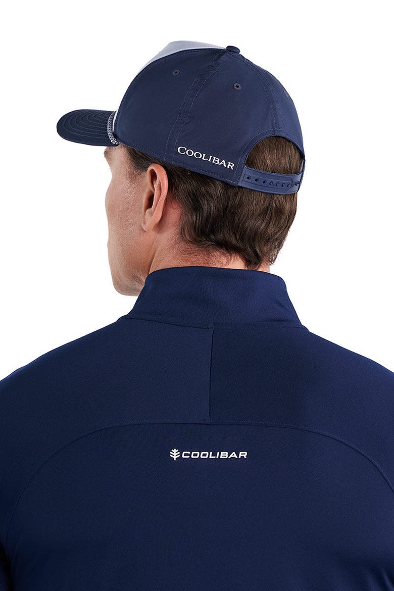 Ð Birdie Breeze Performance Golf Rope Cap with Protection, UPF 50+ Sun Protection, Alternate, color, Navy/White Stripe