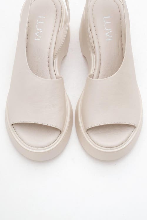 Forever & Always Shoes Roy Leather Wedge Sandal