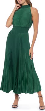 Marina Pleated Midi Dress