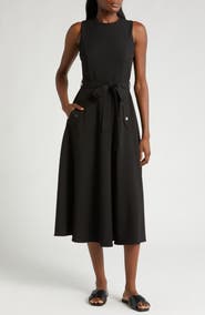 Nordstrom Tie Belt Fit & Flare Dress