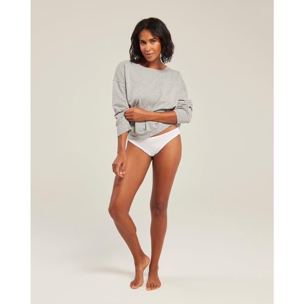 Nudea The Organic Cotton Easy Does It Bralette In White