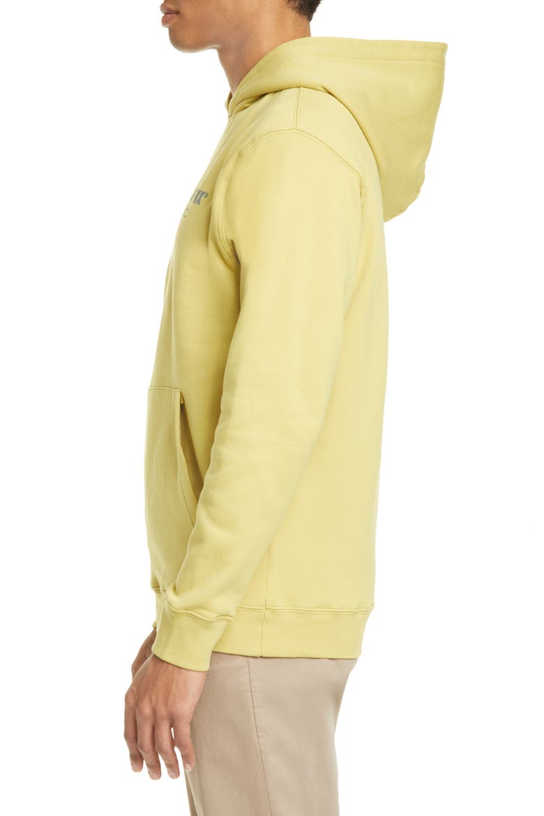 AFFIX Logo Print Cotton Hoodie, Alternate, color, SULPHUR
