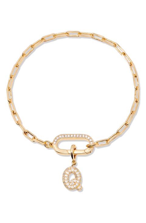 Petra Initial Charm Bracelet