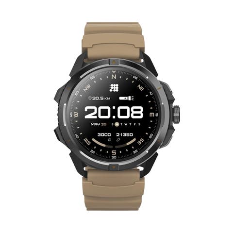 TERRA Rugged Smartwatch with Dual-Band GPS (L1+L5), 1.48 inches AMOLED