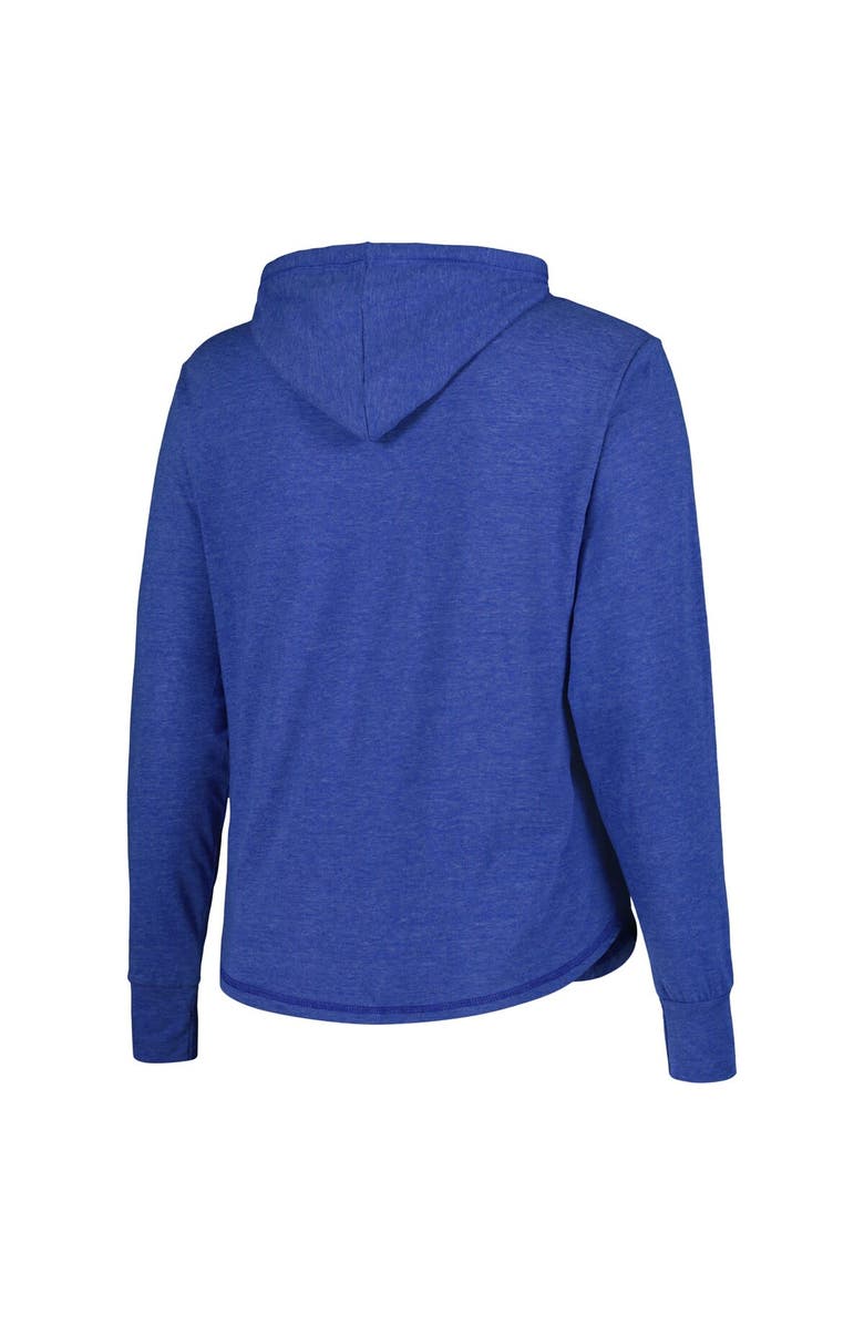 SOFT AS A GRAPE Women's Soft as a Grape Royal Chicago Cubs Plus Size Full-Zip Lightweight Hoodie Top, Alternate, color, 