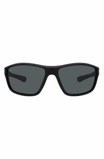 Fossil 63mm Polarized Rectangular Sunglasses