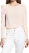 GIBSONLOOK Pleated Sleeve Top