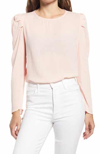 GIBSONLOOK Pleated Sleeve Top