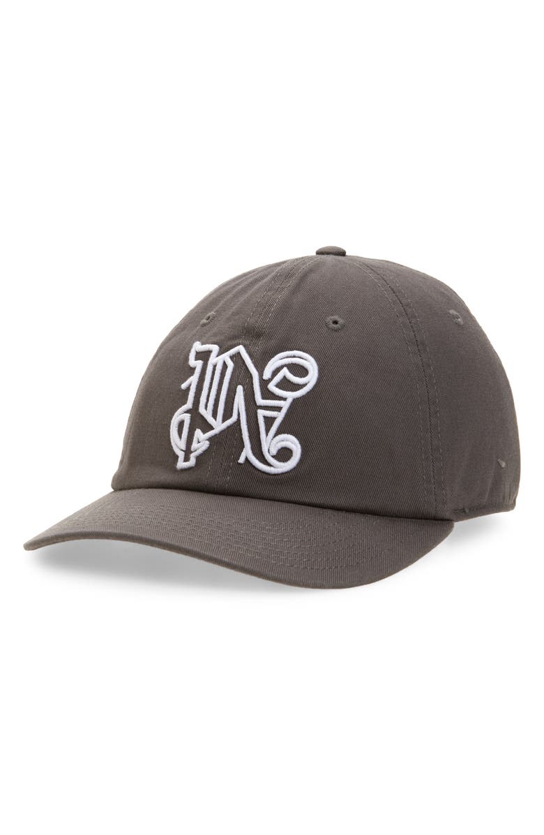Palm Angels Embroidered Baseball Cap, Main, color, 