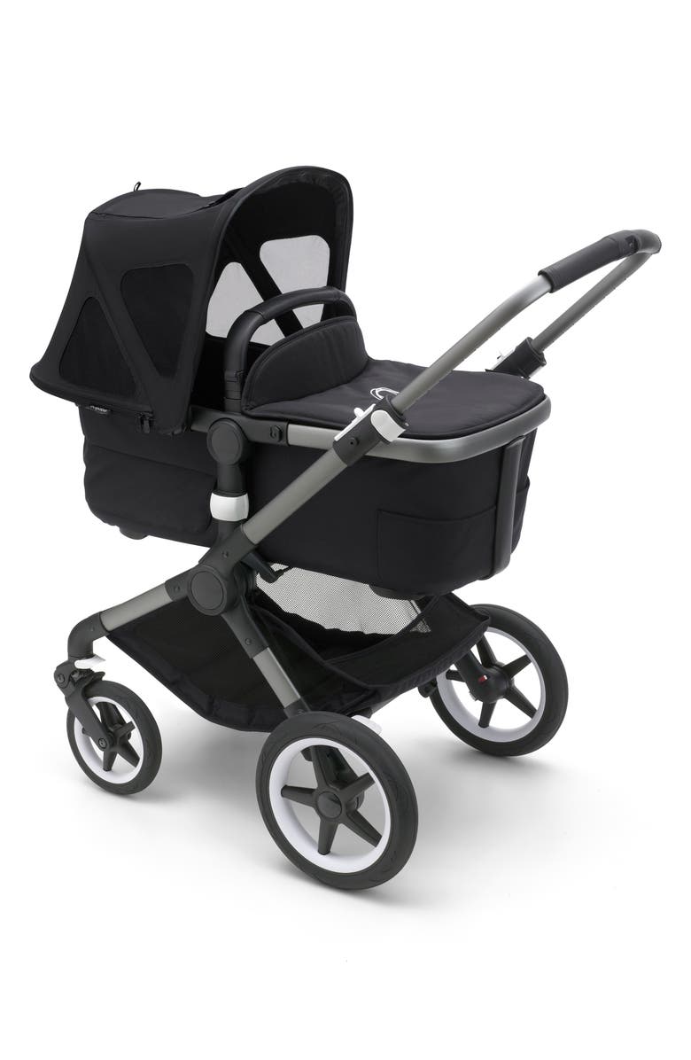 Bugaboo Sun Canopy for Fox, Cameleon or Lynx Strollers, Main, color, Midnight Black