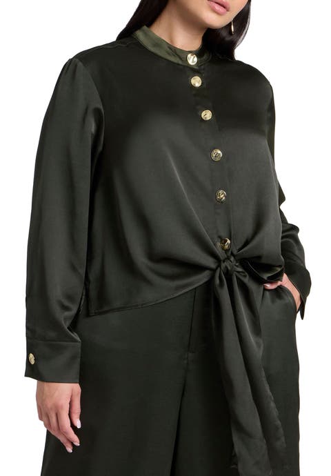 Waist Tie Top (Plus Available)