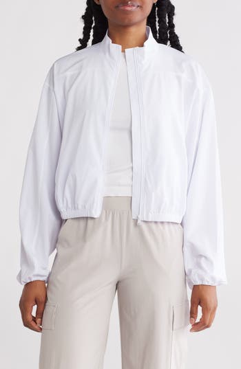 X By Gottex Full Zip Woven Jacket