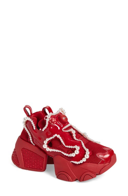 Shop Noir Kei Ninomiya X Reebok Instapump Fury Platform Sneaker
