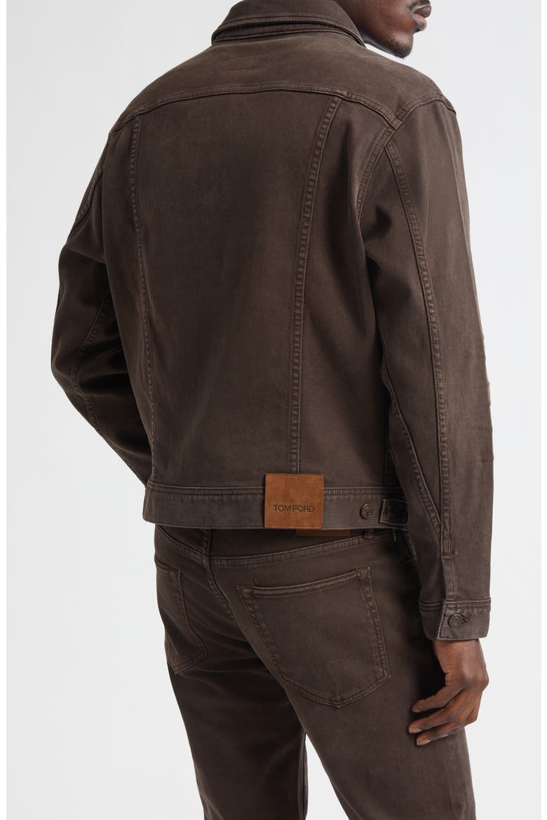 Icon Western Corduroy Jacket, Alternate, color, DARK CHOCOLATE