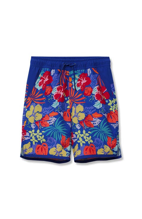 Boys Slim Stretch Hydroliner Swim Trunks