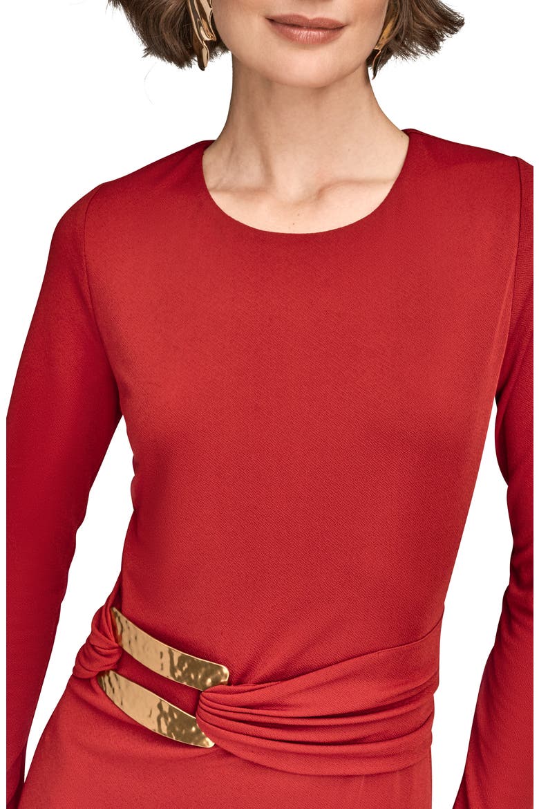 Long Sleeve Sheath Dress, Alternate, color, METROPOLITAN RED