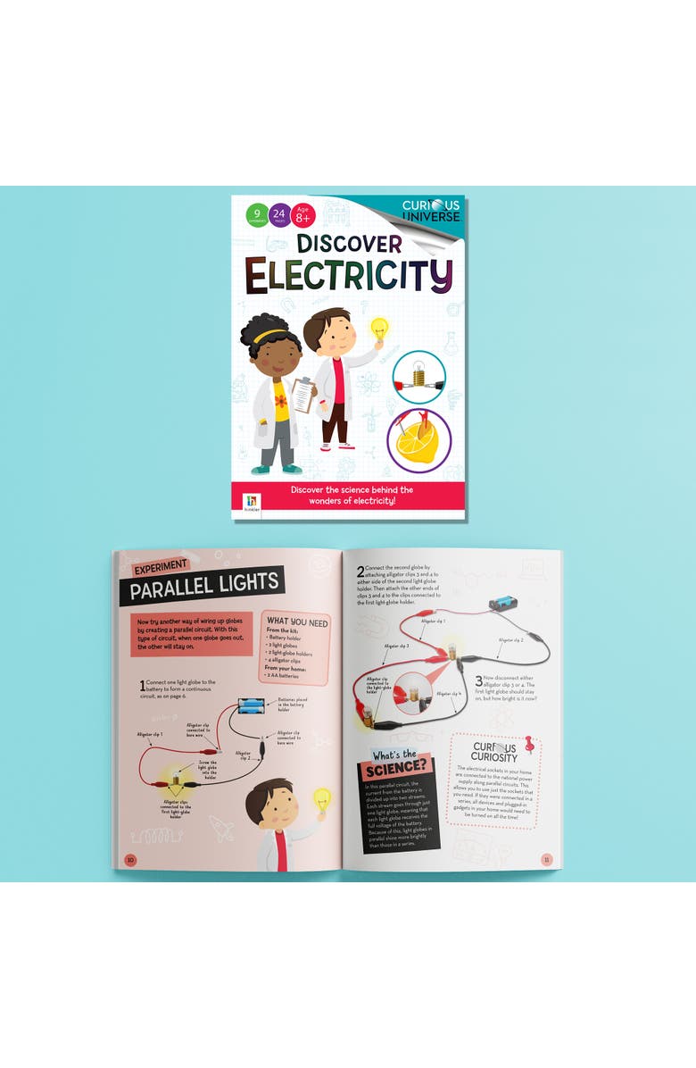 Curious Universe Discover Electricity STEM Experiments Kit, Alternate, color,