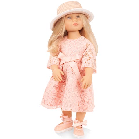 Happy Kidz Ella - 19.5" Standing Poseable Doll, Kids 3+