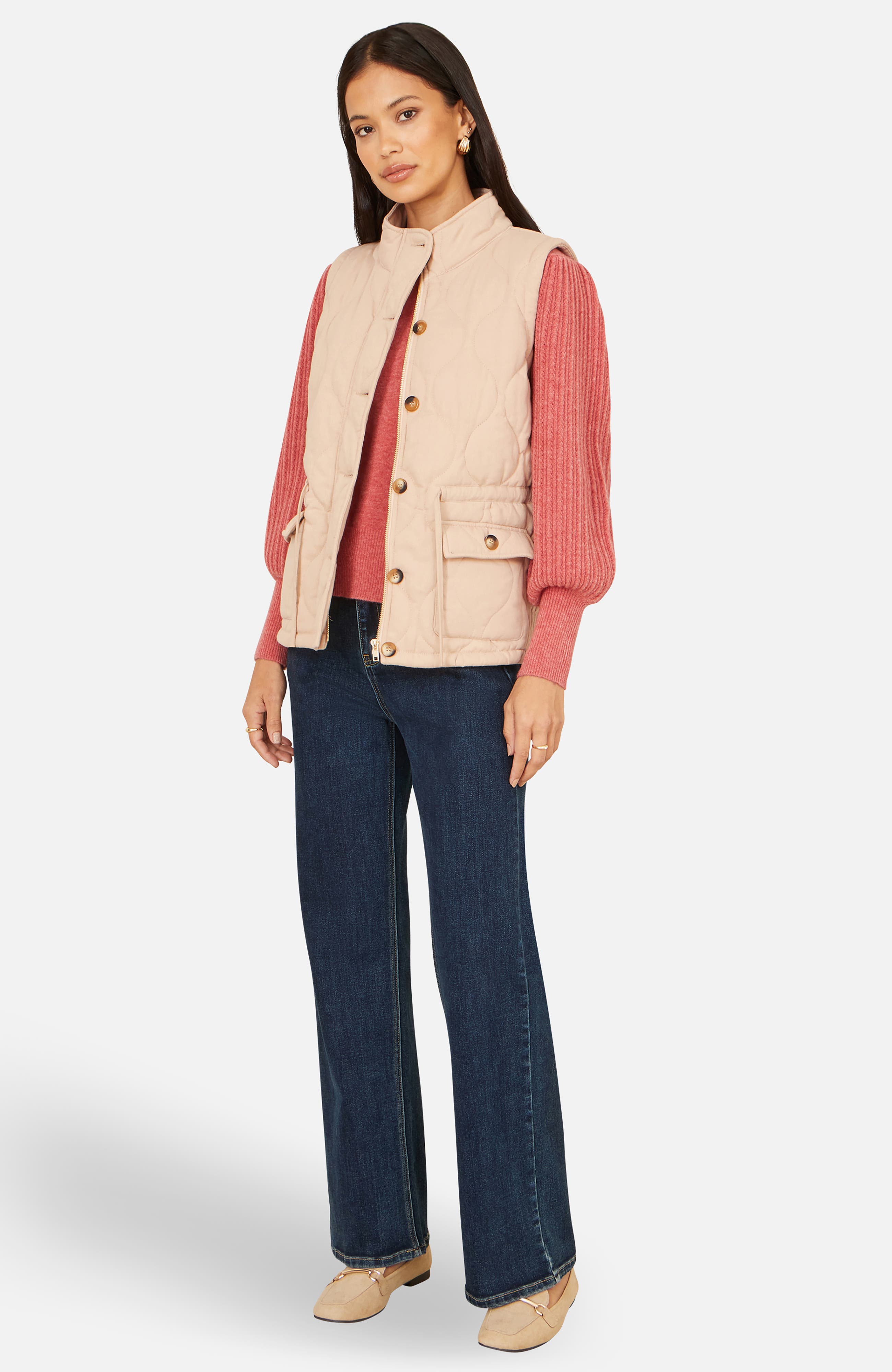 Quilted Utility Gilet - image 2