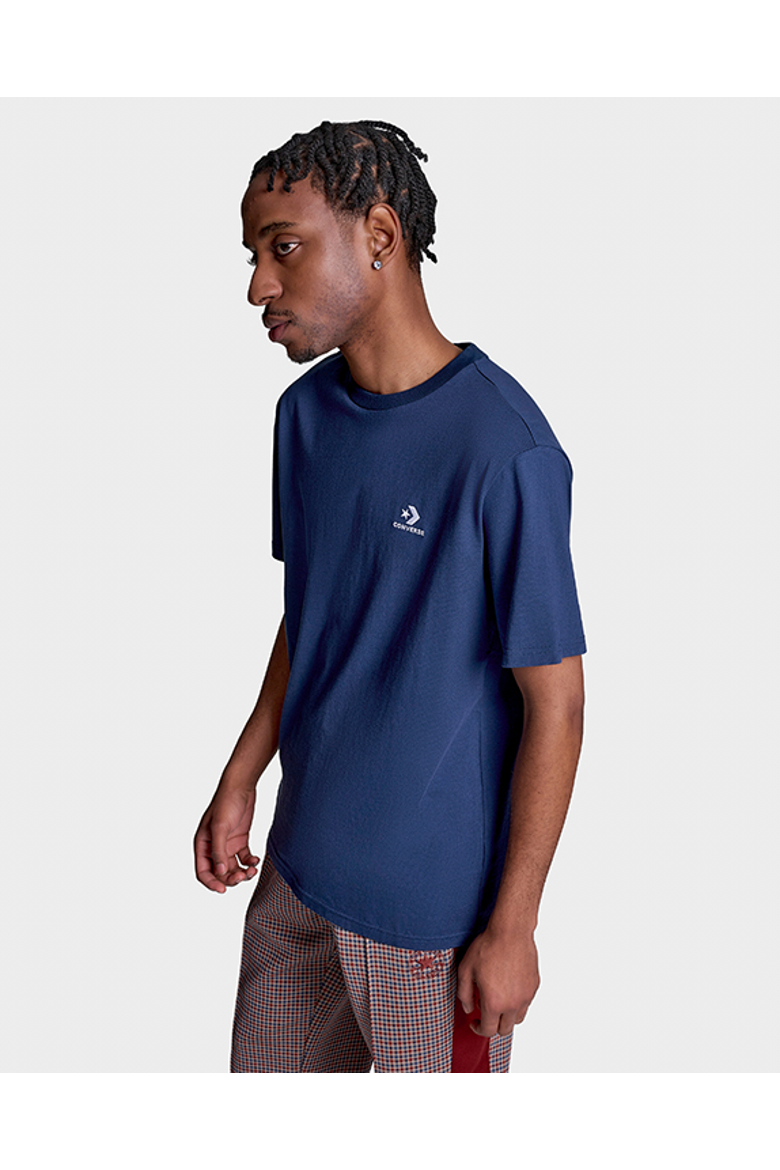 Star Chevron T-Shirt, Alternate, color, CONVERSE NAVY