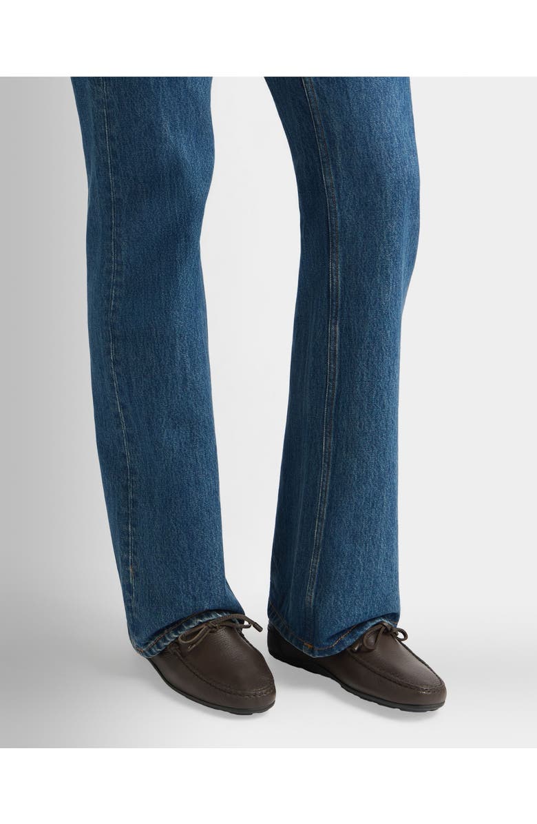 Bally Clay Driver in Grained Deer Leather, Alternate, color, Ebano 21