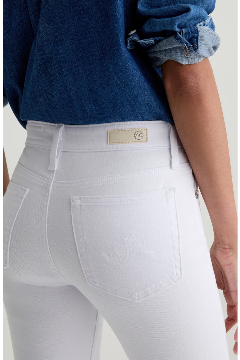 Farrah Ankle Skinny Jeans, Alternate, color, WHITE