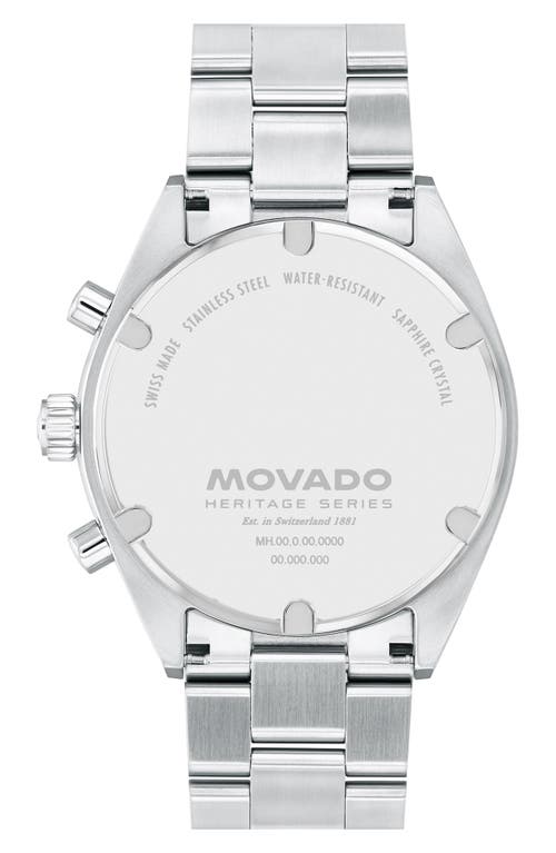 Movado Datron Chronograph Bracelet Watch, 41mm In Gray