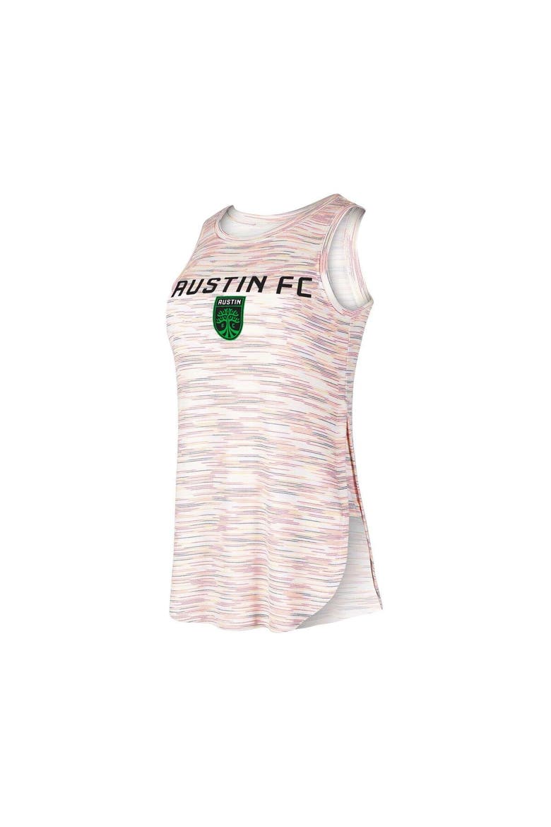 Women's Concepts Sport White Austin FC Sunray Tri-Blend Tank Top, Main, color, White