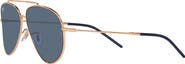 Ray-Ban Reverse 62mm Oversize Aviator Sunglasses