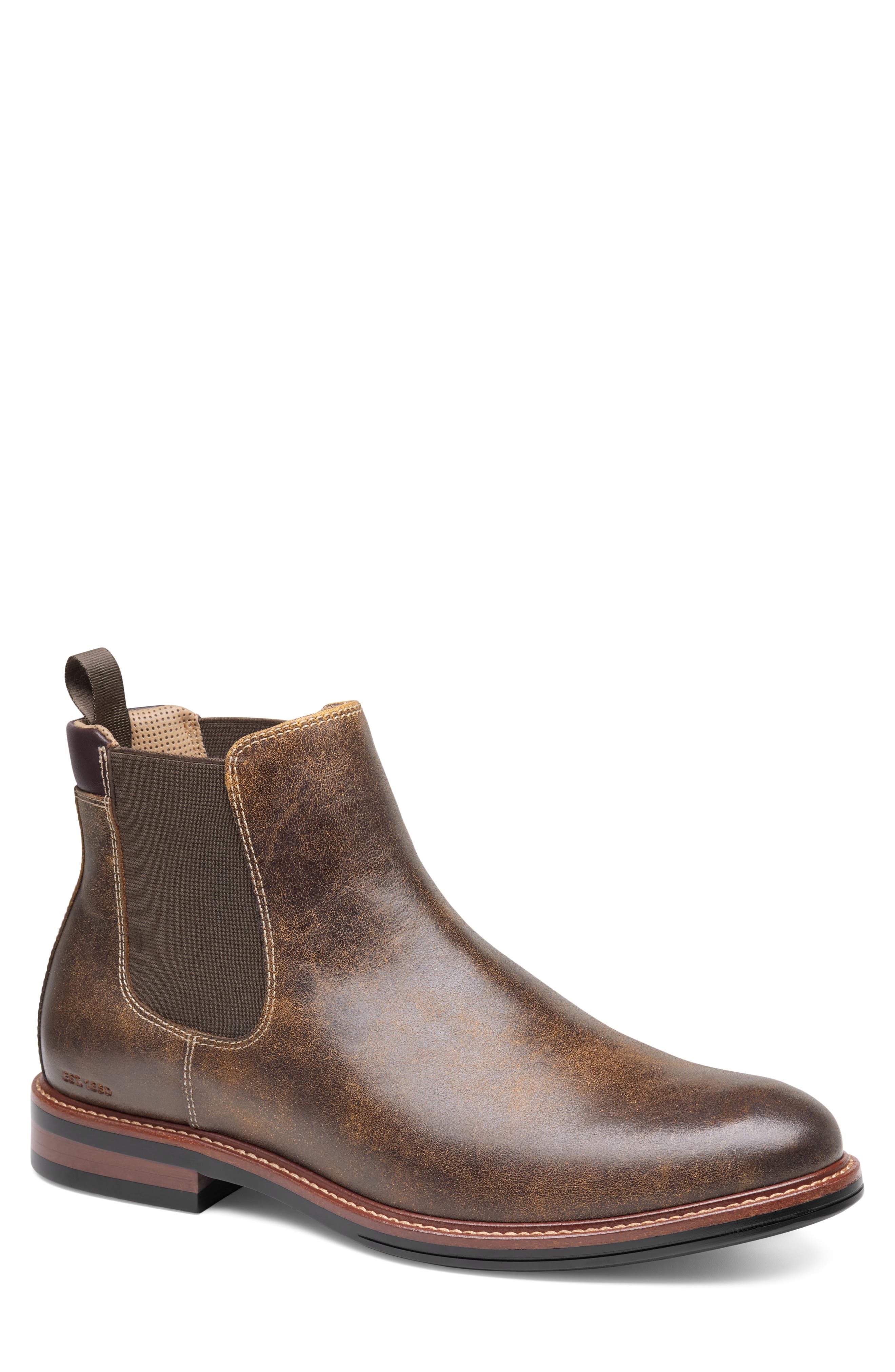XC Durham Waterproof Chelsea Boot, Main, color, DARK BROWN WATERPROOF LEATHER