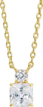SAVVY CIE JEWELS Cubic Zirconia Birthstone Pendant Necklace