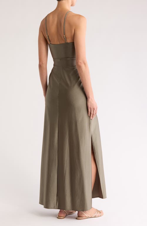 Boamar Verona Cover-up Maxi Dress In Garden Green