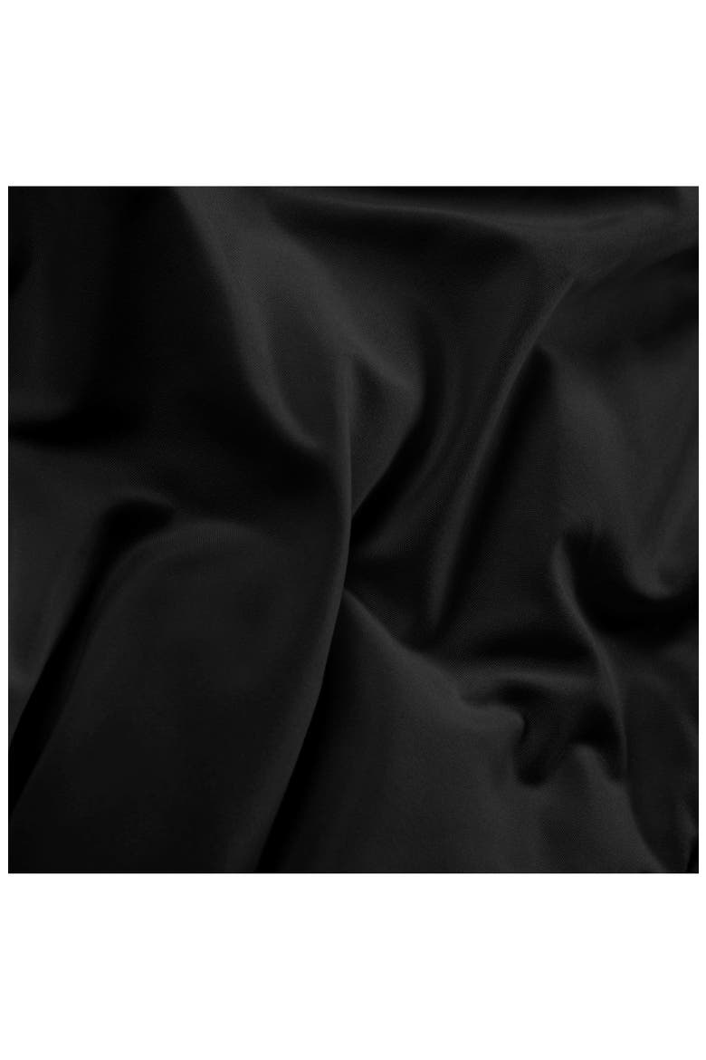 Classic All-Season Reversible Down Alternative Comforter, Alternate, color, BLACK