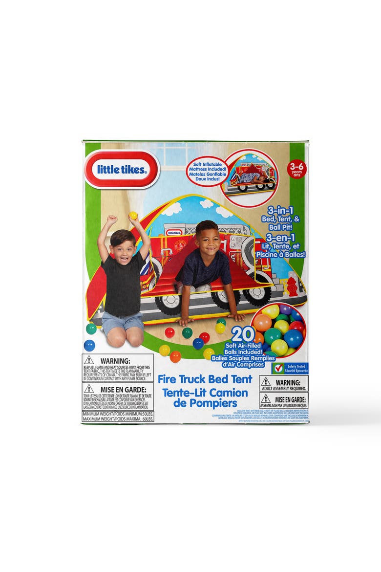 Fire Truck 3 In 1 Bed, Tent, & Ball Pit, Alternate, color, Multicolored