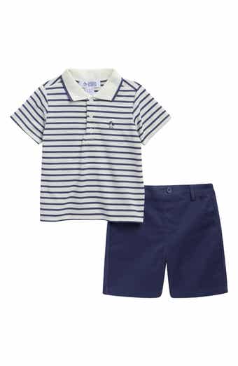 Original Penguin Kids' Stripe Polo & Chino Shorts Set