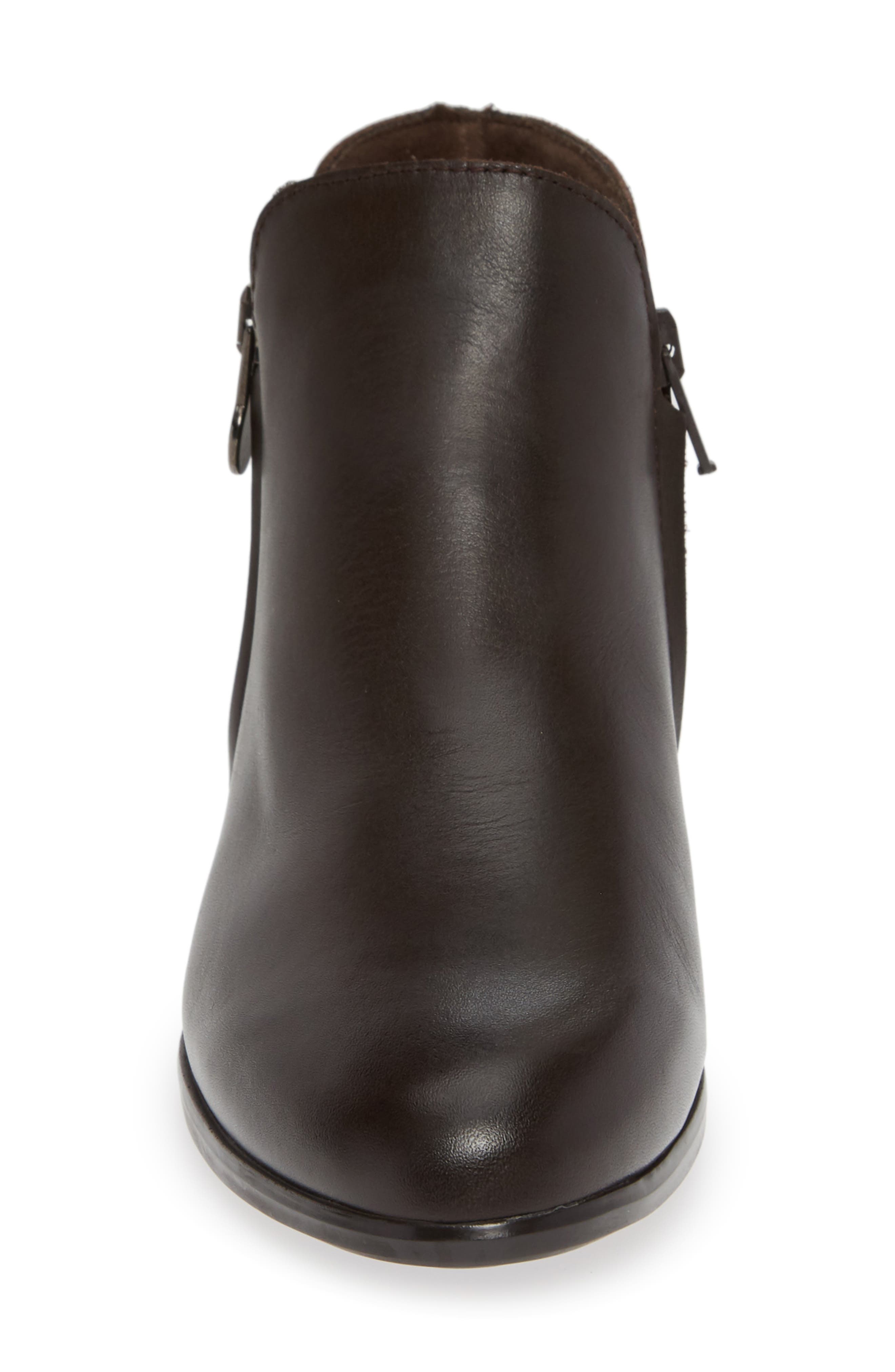Averee Bootie, Alternate, color, BROWN LEATHER